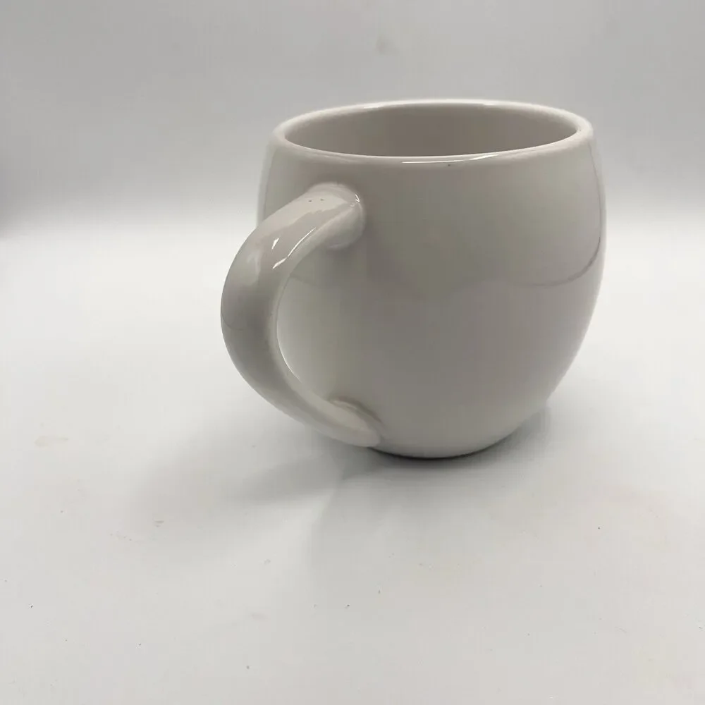 White Crate And Barrel Mug